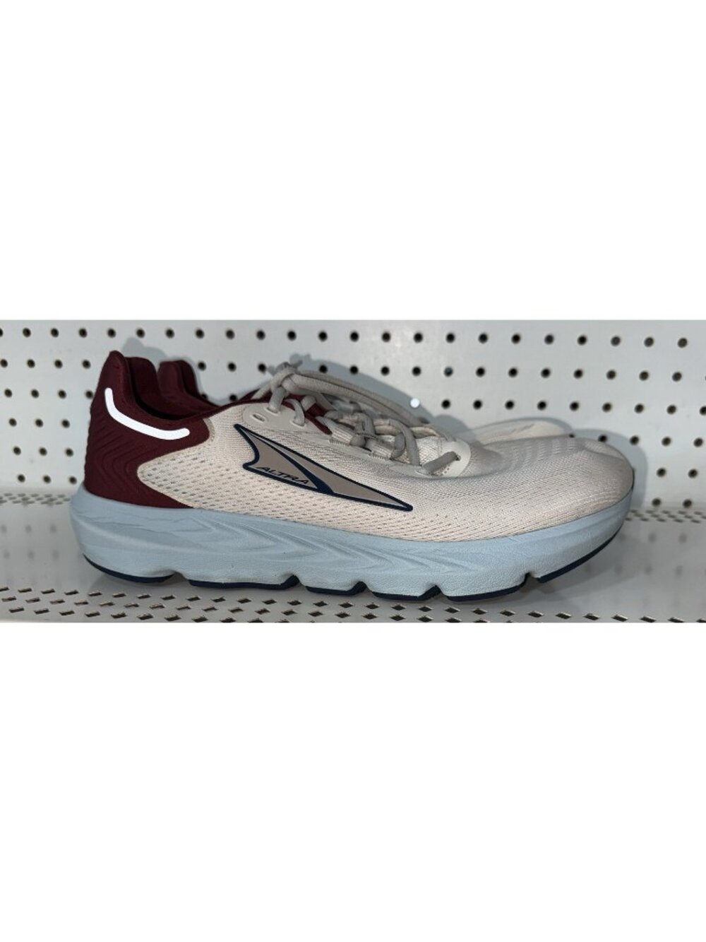 Altra Provision 7 Mens Athletic Running Shoes Size 11.5 Cream Red Blue